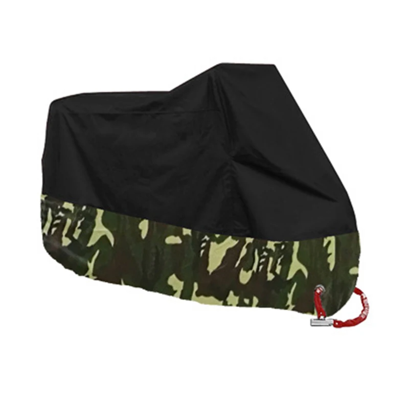XL-camouflage Новое поступление водонепроницаемый чехол для мотоцикла Уличная Защита от ультрафиолетовых лучей велосипед Защита от дождя от пыли мотоцикл мотор мопед скутер крышка - Цвет: XL-camouflage