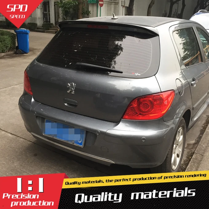 Спойлер для Peugeot 307 высококачественный спойлер из АБС материала заднего крыла