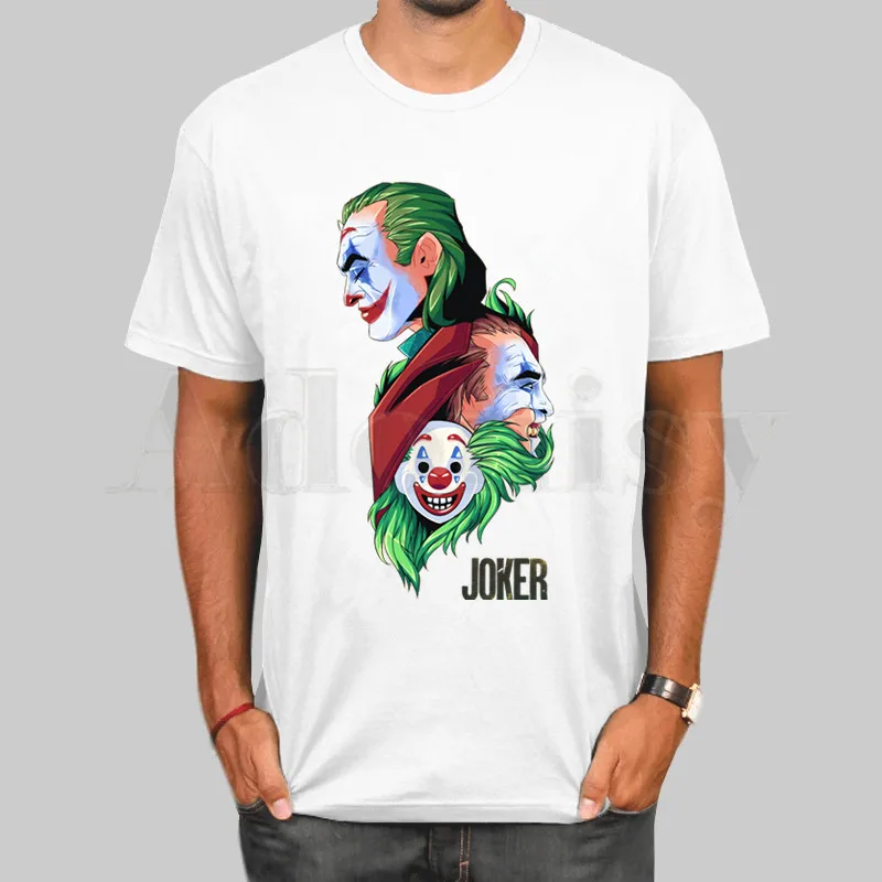 Joker Joaquin Phoenix Мужская Повседневная футболка с принтом короткими рукавами |
