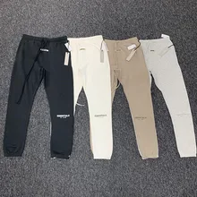 Последний топ хип-хоп 3M первой необходимости сезон 6 письмо вышивка брюки для отдыха уличная одежда для мужчин и женщин хлопок модные спортивные штаны