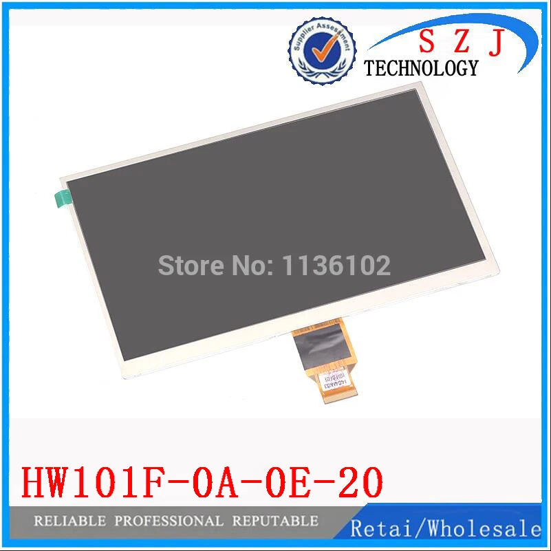 

Новый 10,1 дюйма HW101F-0A-0E-10 HW101F-0A-0E-20 HW101F TFT ЖК-экран для планшетного ПК ALLWINNER A10 A13, бесплатная доставка