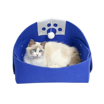 

Removable Pet House Cat House Mat Cat Litter Cute Cat House Keeps Warm In All Seasons Pet Dog Bed Lazy Animal Bed#0803g30