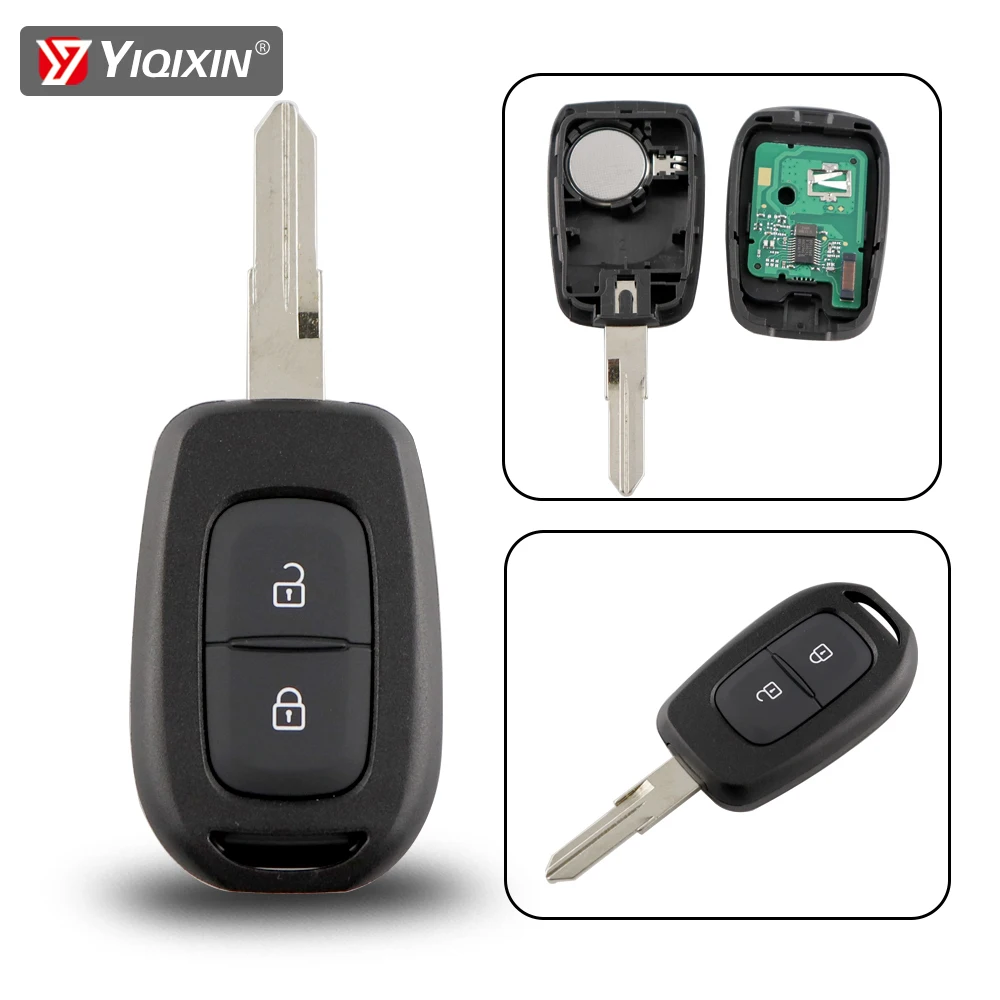 

YIQIXIN 2 Button Remote Key For Renault Master Trafic Kangoo Nissan Interstar Primastar Vauxhall Vivaro Movano 433Mhz PCF7961M