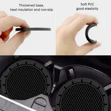 

Non-slip Mat Cup Creative Coaster Holder Car Silicone PVC 2 Pieces Of Water Bottle Non-Slip Shockproof Beverage -For