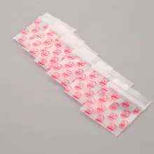 

100Pcs/lot Mini Ziplock Bags Small Plastic Zipper Bag Packaging Pill Bags