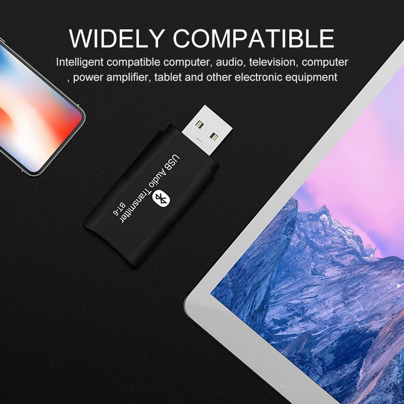 USB Bluetooth 5,0 приемник 3,5 мм разъем HIFI стерео аудио адаптер для ТВ ПК колонки