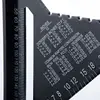 Angle Ruler 7/12inch Square Metric Aluminum Alloy Triangular Measuring Ruler Angle Protractor Woodworking Square Layout Gauge ► Photo 3/6