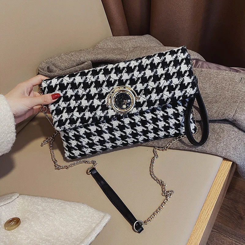 

Chain Clutch 2019 New Style Fashion Korean-style Textured Bag Women's High Grade Sense Shoulder Bag Versatile Clutch Bag Women's