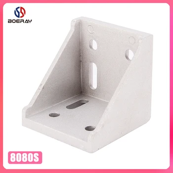 

CNC DIY 8080 Corner Fitting 80x80 Home Decorative Angle Brackets Aluminum Profile Accessories connector