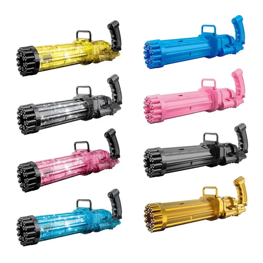 15.5Inch Gatling Bubble Machine Toy 21 Holes Maker | Игрушки и хобби