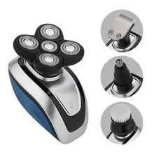 5 с полукруглой головкой электрическая бритва Машинка для удаления волос в носу Перезаряжаемые моющиеся Для мужчин Красота устройства