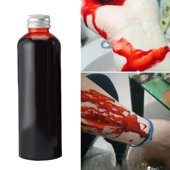

Fake Blood Gel Tube Horror Fancy Dress Costume Halloween Party Joke Toll Props Makeup Coagulated for Theater and Zombie, Vampire