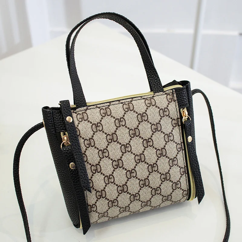 

GD Purse Bucket Bag Female 2020 New Luxury Brand Handpurse Retro Shoulder Zipper Bag Casual Messenger phone Bag Wholesale