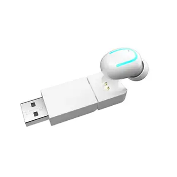 

Sports Mini Earpiece USB Bluetooth Business Headset HBQ-Q13S Single Earphone.