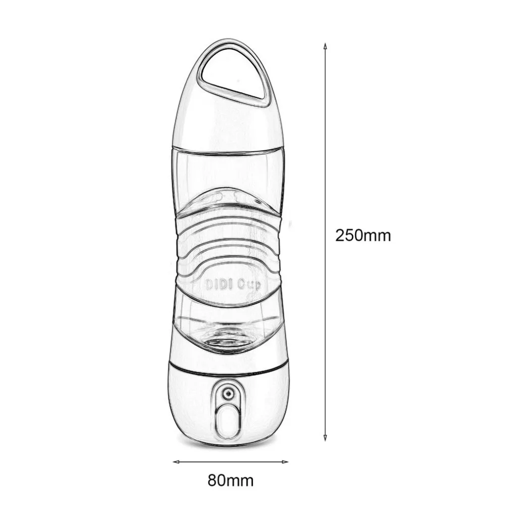 Многоцелевой аварийный свет 400 мл Освежающая чашка для воды для спорта на открытом воздухе напоминание освещение спрей увлажнитель