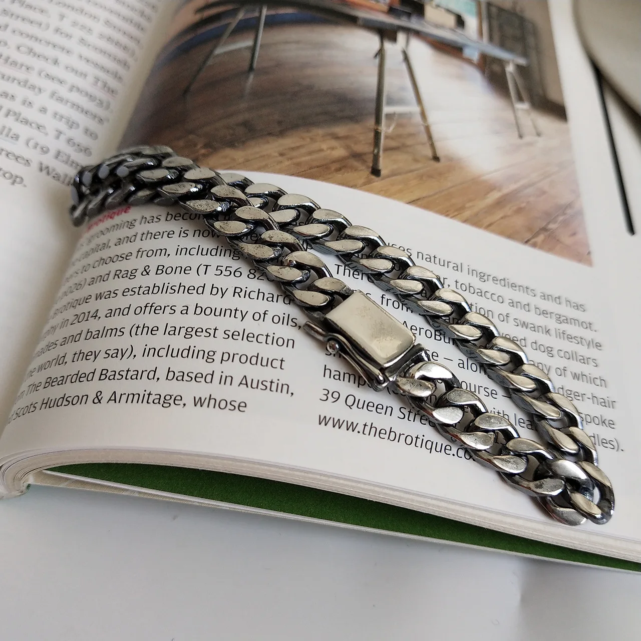 

Inflooring fu gato negro South Korea Korean-style Northern European-Style INS Style 925 Sterling Fell Flat Pendant Chains Retro
