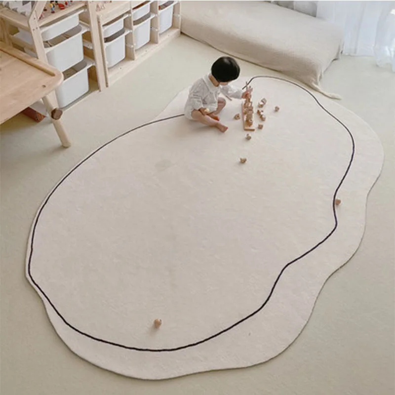 PROD 1005002752213812 Irregular Shape Rug Cute Kawaii Japanese Style
Carpet Cloud Rug Round Carpet For Kids Room Nonslip Play Mat Living
Room Carpet
