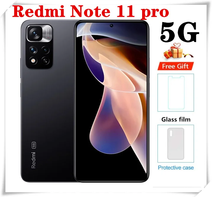 Оригинальный Смартфон XiaoMi Redmi Note 11 pro NFC 8 ГБ 256 сотовый телефон с регулировкой