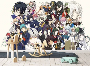 

[Self-Adhesive] 3D Touken Ranbu 623 Japan Anime Wall Paper mural Wall Print Decal Wall Murals Belly