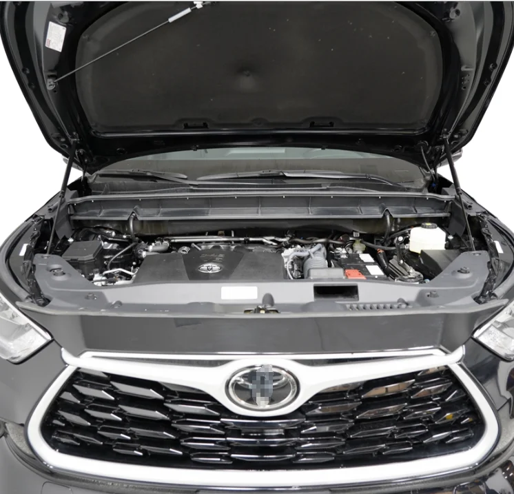 Для Toyota highlander XU70 2019-2023 передняя крышка капота модифицирующие газовые стойки