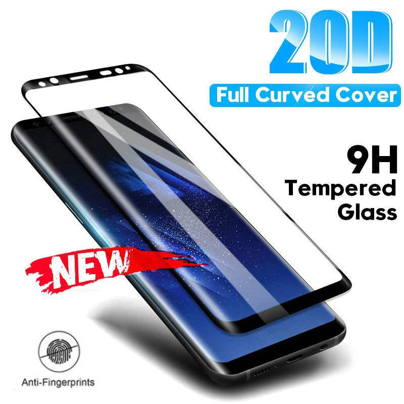 20D Tempered Glass For Samsung Galaxy Note 8 9 S8 S9 Plus Screen Protector For Samsung S7 Edge A6 A8 Plus 2018 Protective Film mobile screen protector