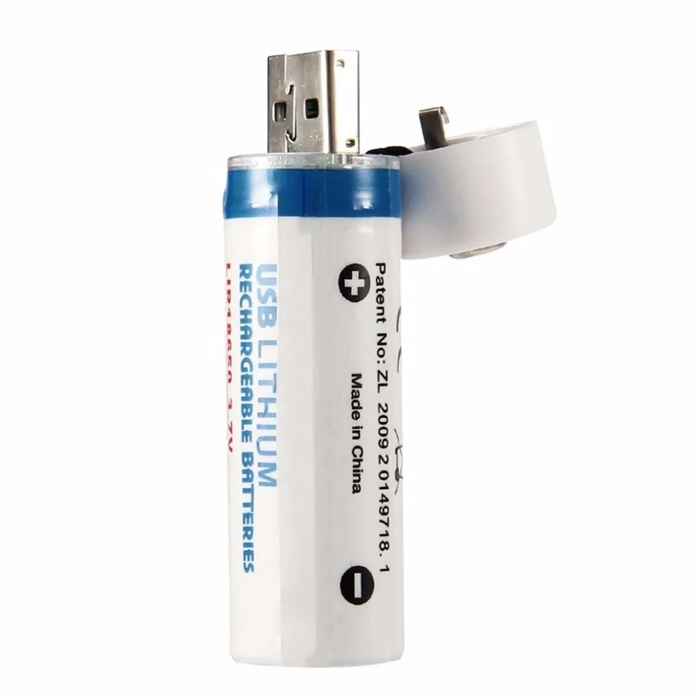 

Recharge Battery 18650 3.7V 1400mAh USB Lithium Rechargeable Battery for Torch Flashlights Short Circuit Over-charge
