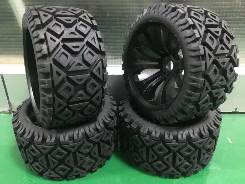 1/5 внедорожный комплект шин бензинового колеса для HPI 5B 5T 5SC KM T2000 2шт