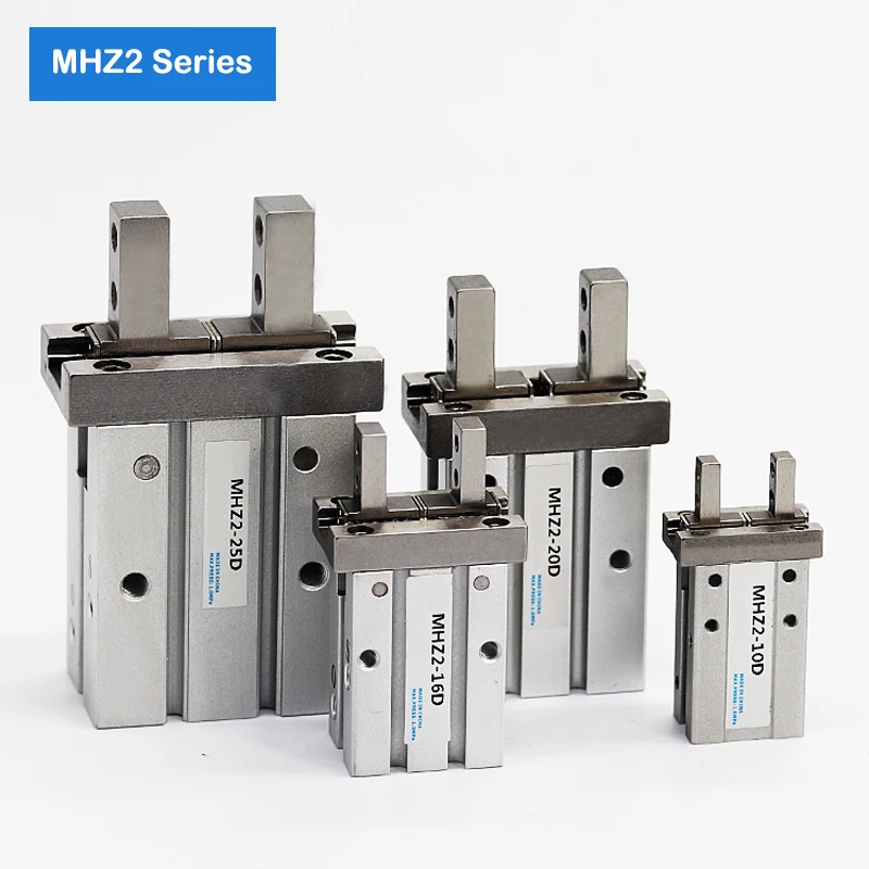 MHZ2-10D/16D/20D/25D/32D/40D Роботизированный захват пневматический Пальчиковый цилиндр угловая форма двойного действия Воздушный Захват стандарт