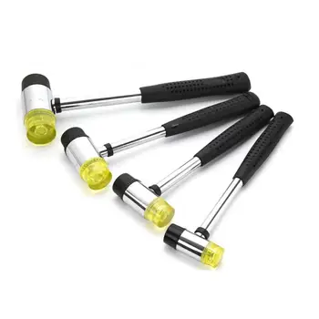 

Double Sided Soft Rubber Hammer Perfect Tool Multi Purpose Hand Tools For Hard Plastic Non Sliding Plastic Grips Mounting Hammer