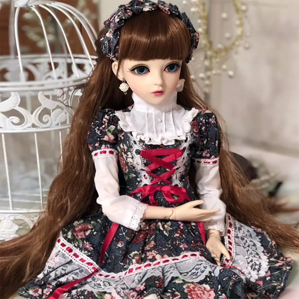 BJD 1/3 куклы для девочек с одеждой парики обувь шарнирное подвижное тело сменные