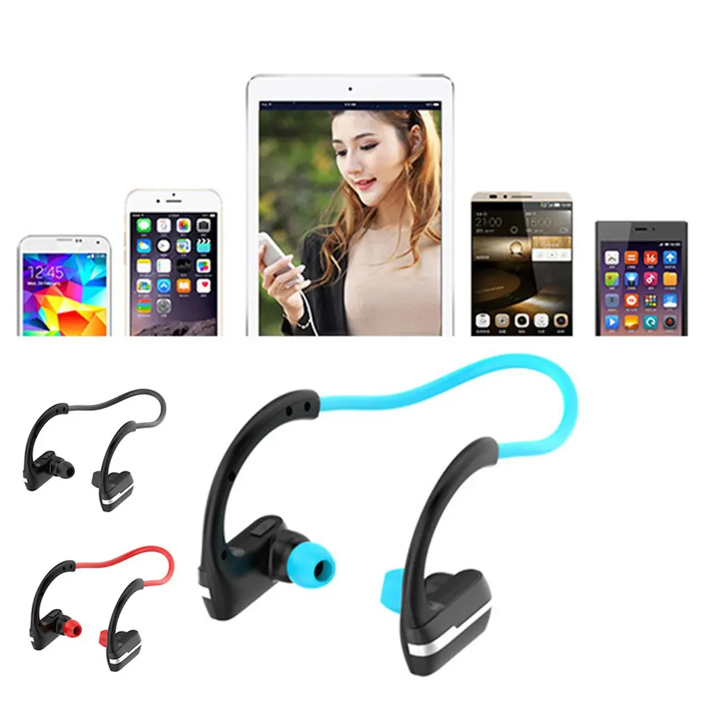 Automatic storage flexible automatic memory retractable cable P9 sports wireless headset outdoor activities