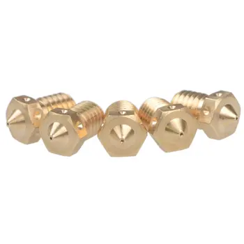

3D Printer Brass Coppe Nozzle MixedSize0.2/0.25/0.3/0.35/0.4/0.5/0.6/0.8 Extruder Print Head