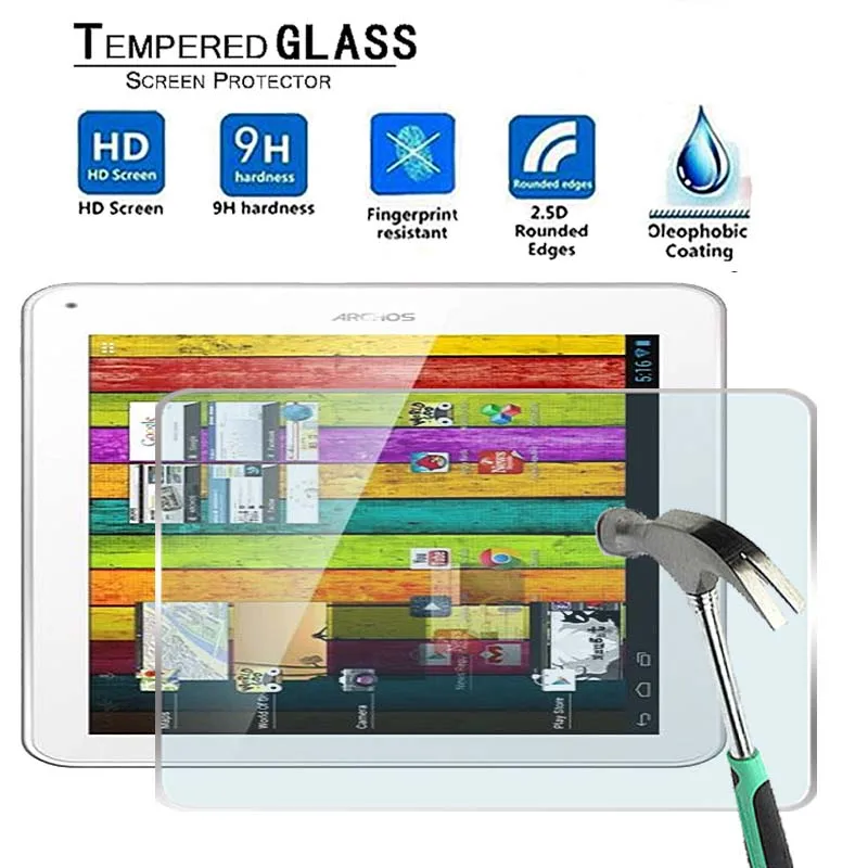 Для ARCHOS 97 Titanium HD -Premium Tablet 9H ультра прозрачное Закаленное стекло Защитная пленка