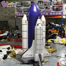 Бинго®BG-M0178 надувная космическая ракета высотой 2,5 м/стоячий воздушный шар Декор-тема исследования воздушного пространства