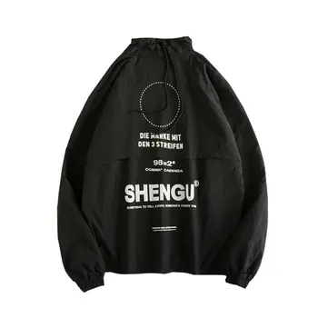 

2019 New Fashion Printed Men Streetwear Jacket And Coat Tracksuit Casual Men Windbreaker Hip Hop Outwear ABZ569