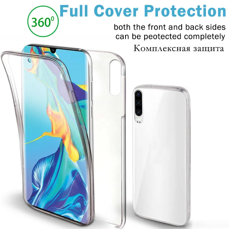 360 Полный Чехол, противоударный чехол для huawei P20 P30 Pro Nova 3 3i, жесткая задняя крышка для huawei mate 30 20 10 Lite P Smart чехол