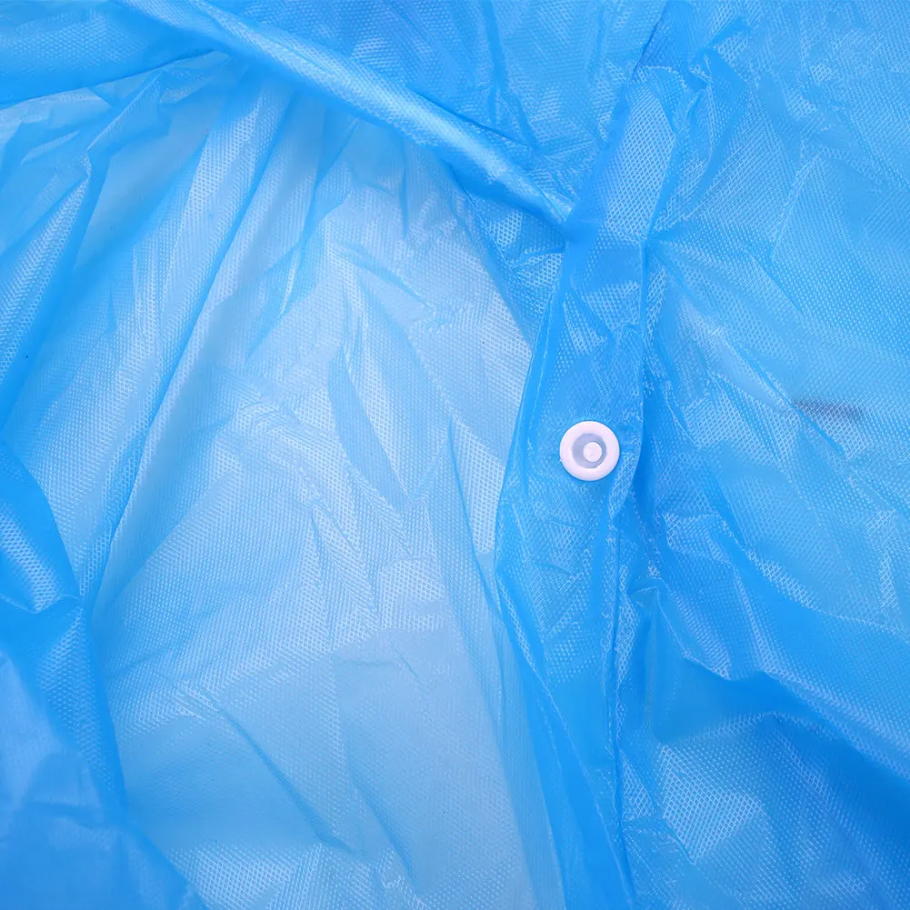 ПВХ дождевик капюшон одноразовый Дождевик Пончо унисекс полихроматическая мантия Открытый Кемпинг Аксессуары аварийная накидка с капюшоном