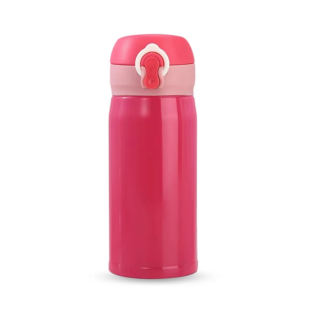 Vacuum Thermos Cup Insulation Cup Bounce Cover Fashion Stainless Steel Bottle 350 Ml Business Trip Heat Preservation Creative