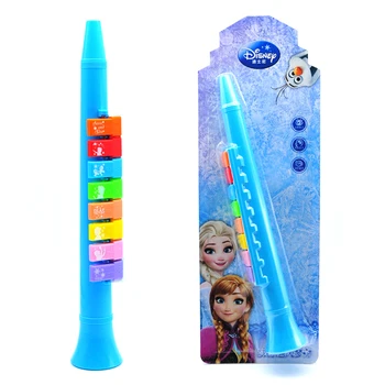 

New Disney toys frozen elsa anna cartoon trumpet Tooth piano musica instrument Educational Music children toys for children gift