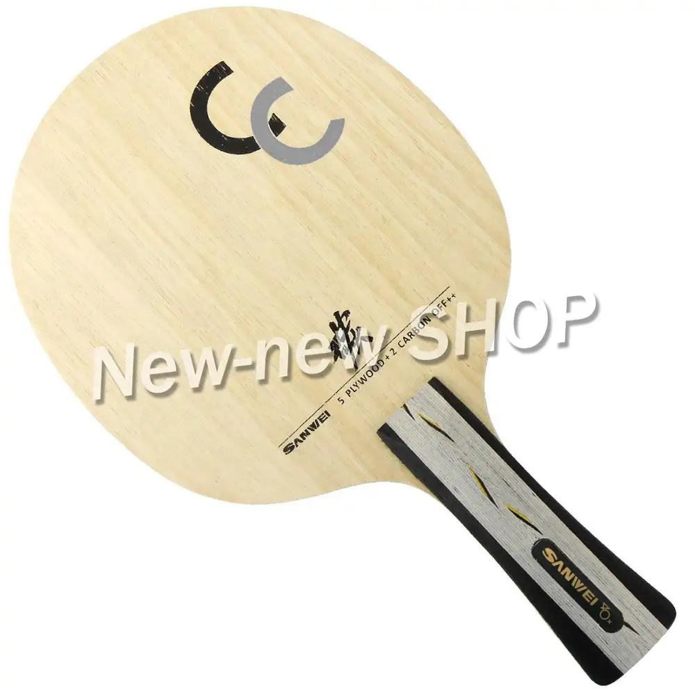 Comprar Sanwei CC (5 + 2 de carbono, OFF + +) pala de tenis de mesa raqueta de Ping Pong pala de murciélago