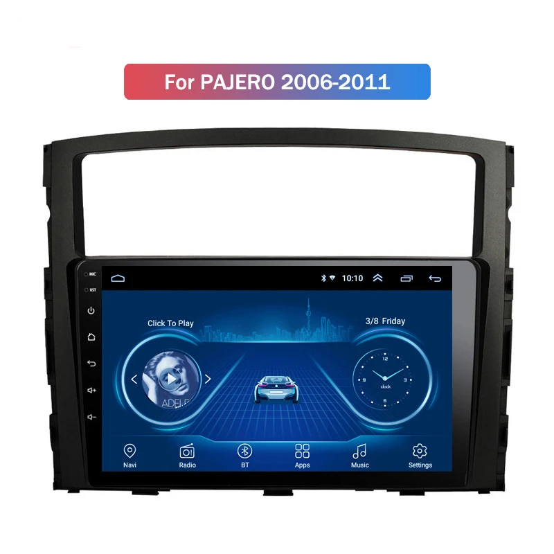 Распродажа для Mitsubishi Pajero 06-12 Android большой экран DVD GPS навигатор 9 радио
