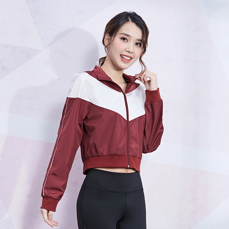 polyester running jacket