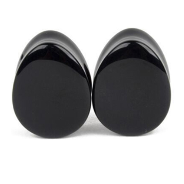 5-22mm Heart Natrue Stone Ear Plugs Gauge Earring Flesh Tunnel Pink Stone Ear Strecher Expander Piercing Oreja Dilataciones