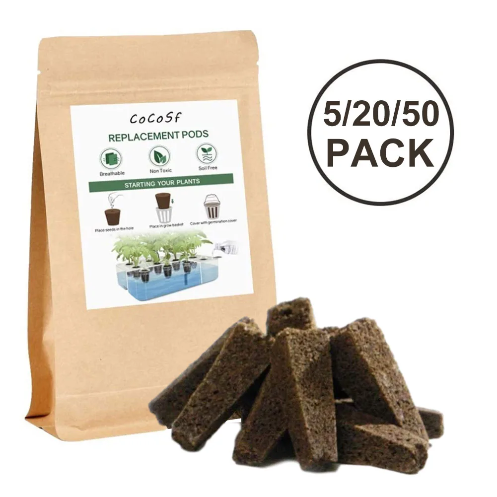 5 шт. семян Pod губки стартер губка накладки замены роста корня Вилки для