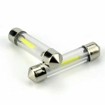 

10pcs LED 1.5W 41MM COB C5W Interior Glass Lens Dome Reading Light 12V