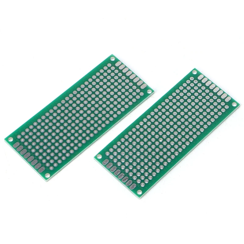 10 шт. 3x7 см двухсторонний прототип DIY PCB Луженая стекловолокно универсальная паяльная плата прямая поставка поддержка