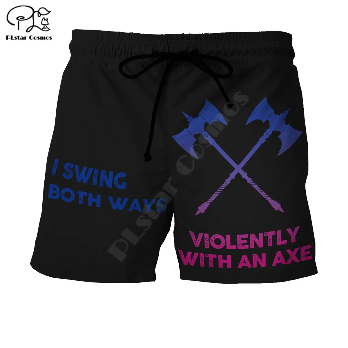 

Violently with an axe Men's Shorts Summer Casual Shorts Harajuku 3D Printed Loose Cool Beach Comfortable style-6 dropshipping
