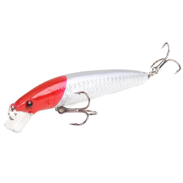 1Pcs Japanese Minnow Fishing Lures Floating Hard Bait 105mm 8.3g Artificial Wobbler Crankbait Carp Perch Pesca Fishing Tackle 8