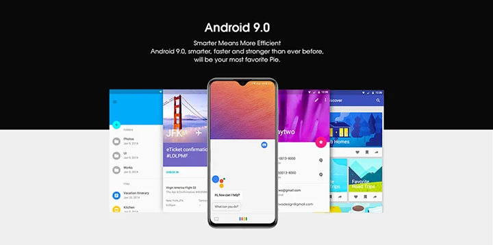 Elephone A6 MAX 6,53 ''Дроп Android 9,0 4GB 64GB MT6762V четырехъядерный 5 V/2A Беспроводная зарядка 3400mAh 4G OTG NFC мобильный телефон