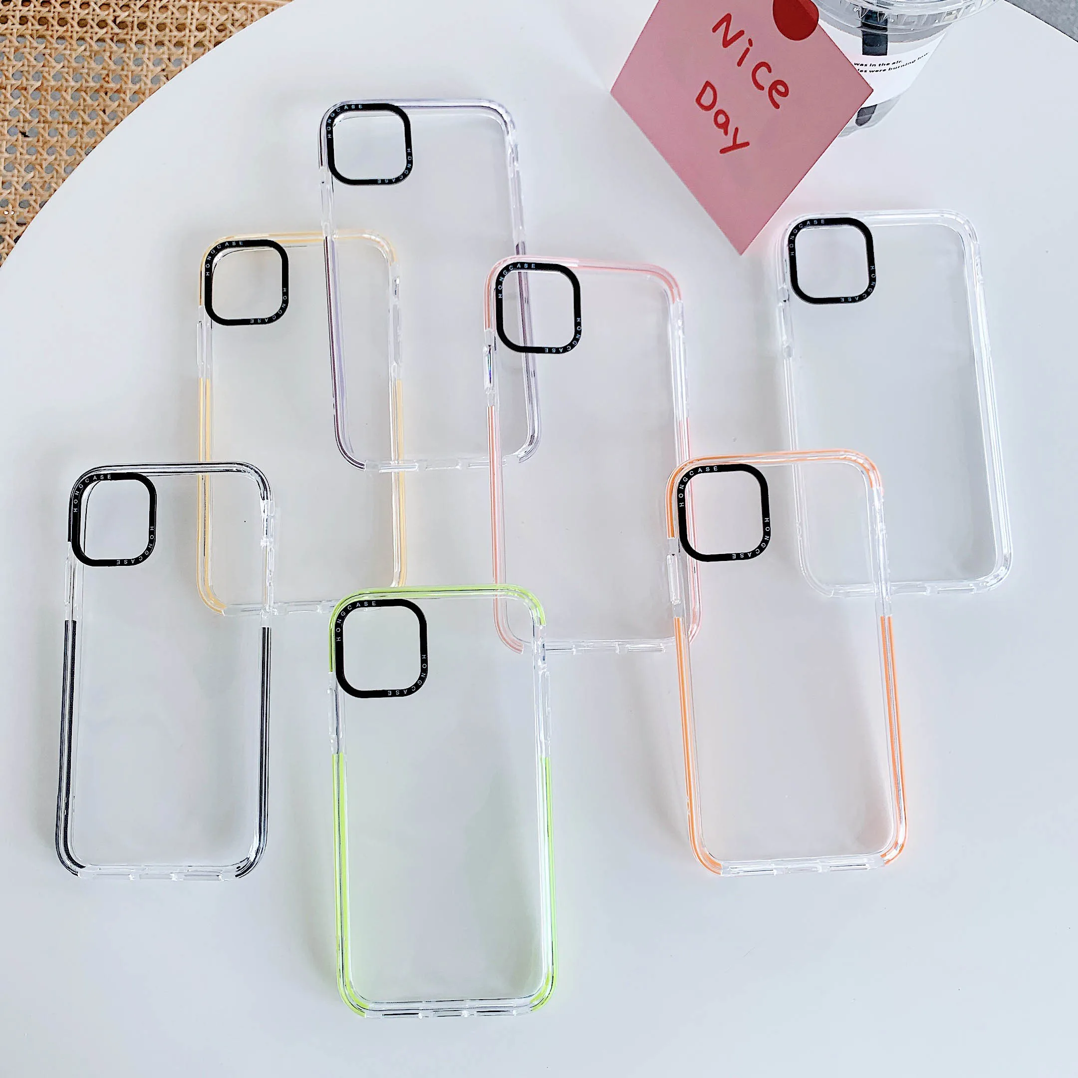 Противоударный телефонный чехол карамельных цветов для iPhone 11 8 Plus X XR XS Max простой 7